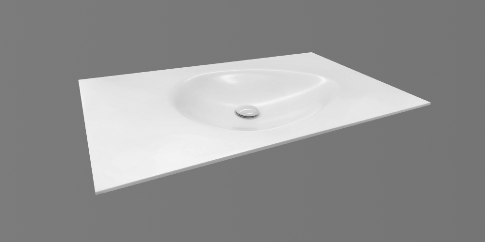 Corian Solid Surrface Teardrop